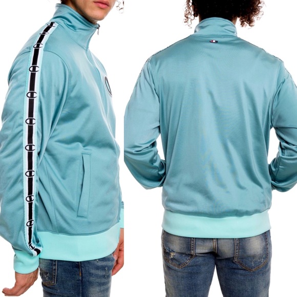 Champion LIFE Big C Eucalyptus Green Track Jacket - Picture 2 of 8